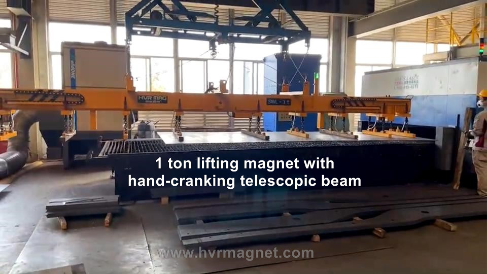 1 Ton Lifting Magnet Magnetic Steel Sheet Lifter | HVR MAG