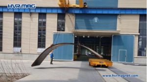 Lifting Steel Plate with Hooks
