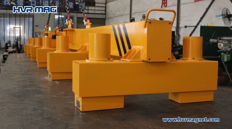 electro permanent lifting magnet for thick steel plate handling