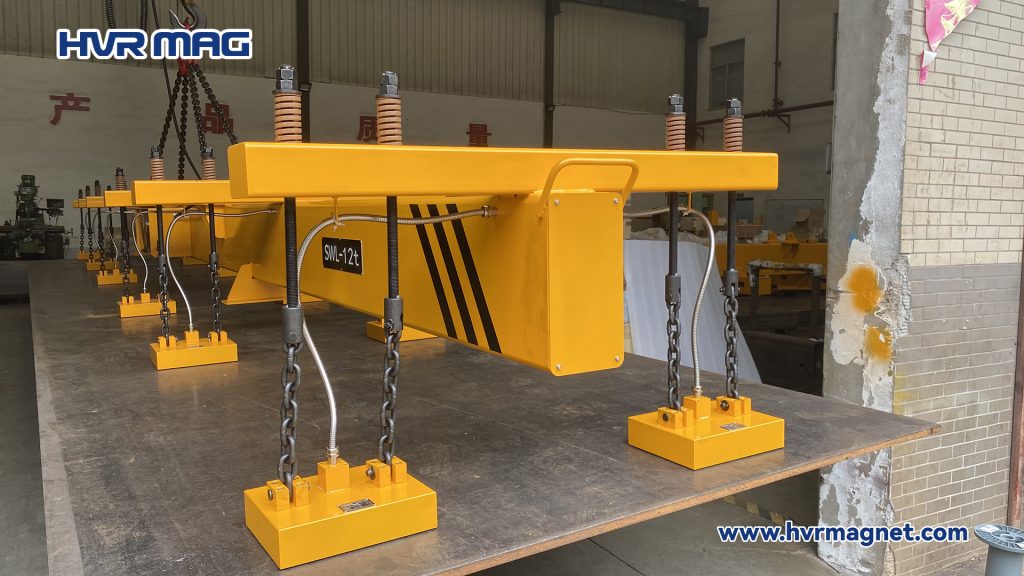 steel plate handling lifting magnet for outside use