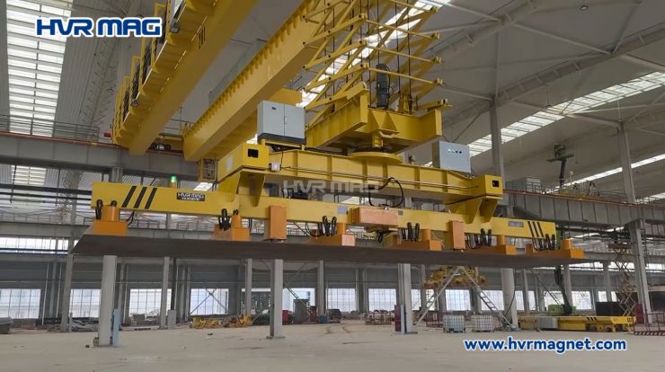 electro permanent lifting magnet for steel structure plant