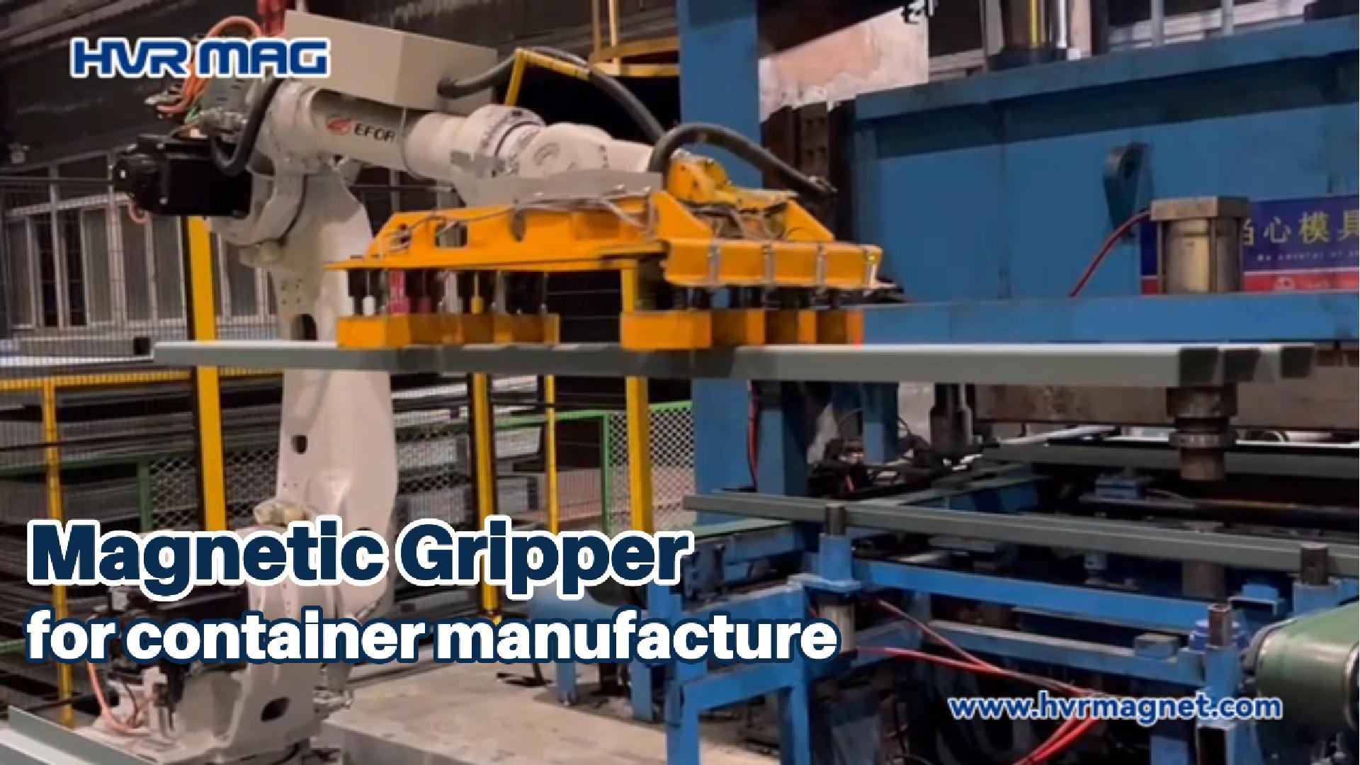 Magnetic Grippers for Container Manufacture